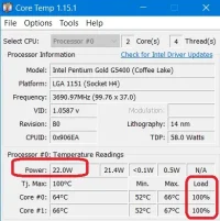 G5400 core temp al 100 por ciento.webp